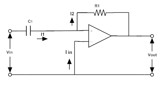 图：主动高通滤波电路1