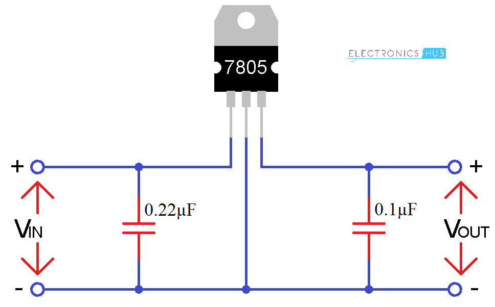 了解7805稳压IC基本电路