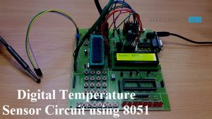 使用8051特色图像的数字温度传感器电路