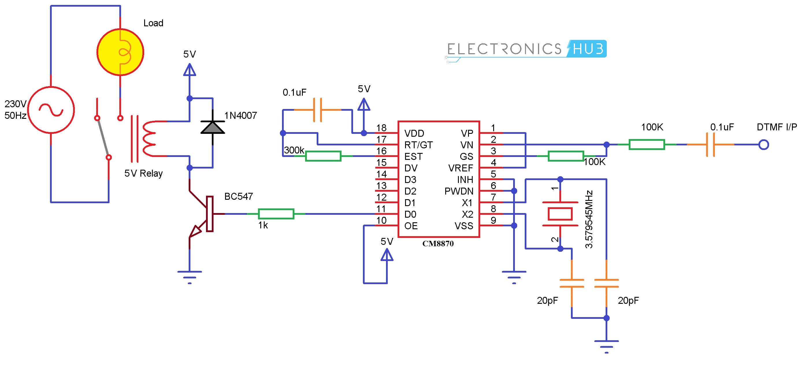 无微控制器移动控制家用电器电路图