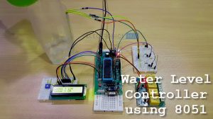 使用8051微控制器特色图像的水位控制器