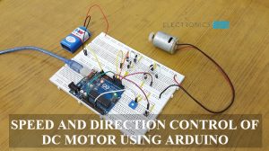 使用Arduino特色图像的DC电机的速度和方向控制
