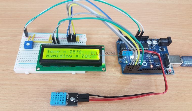 Arduino上的DHT11湿度传感器