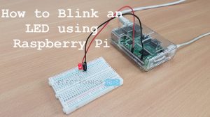 如何使用raspberry pi精选图像闪烁LED