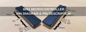 8051微控制器销图和销钉描述特色图像