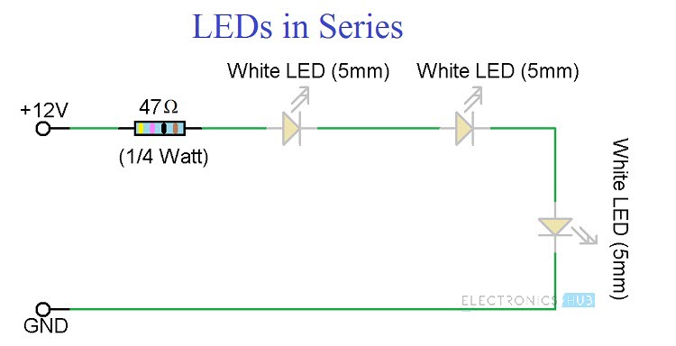 简单LED电路电路2