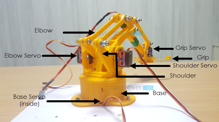 DIY Arduino＆Bluetooth受控机器人臂图像11