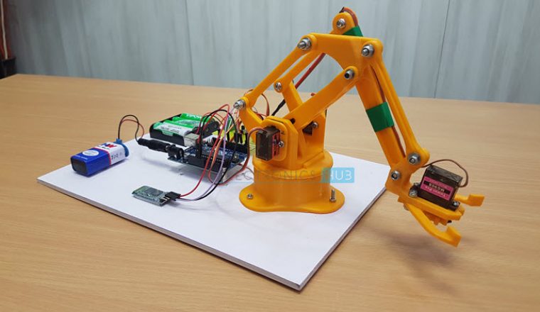 DIY Arduino＆Bluetooth受控机器人手臂图象6