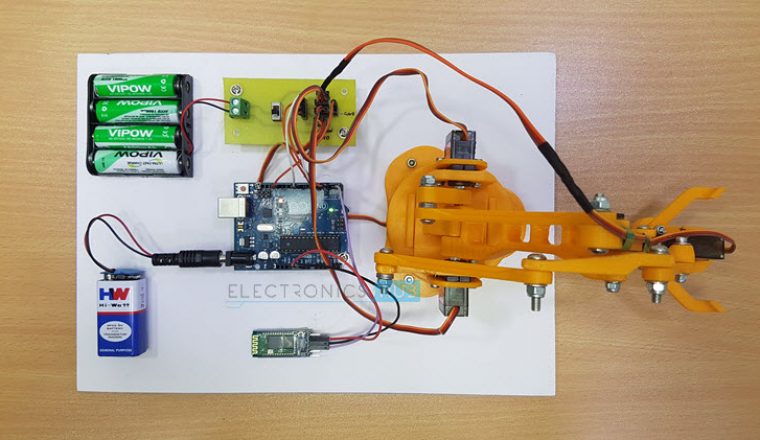 DIY Arduino＆Bluetooth受控机器人手臂图8