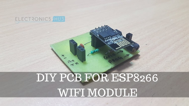 DIY PCB用于ESP8266 WiFi模块特色图像