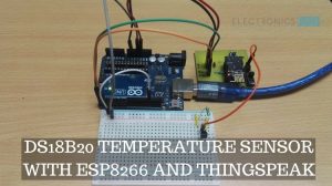 DS18B20温度传感器和ESP8266 ThingSpeak特色形象