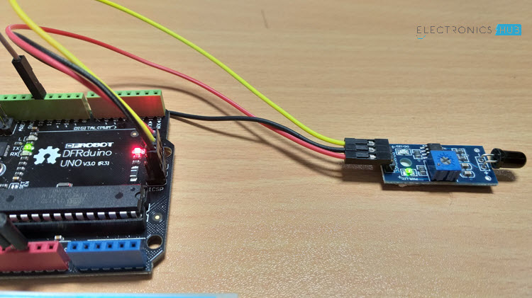 Arduino火焰传感器接口图2