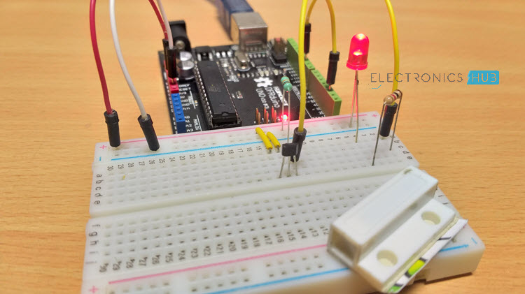 霍尔效应传感器与Arduino LED接口