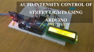 基于Arduino特征图像的路灯亮度自动控制