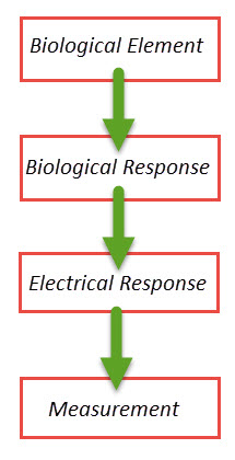不同类型的生物传感器操作原理