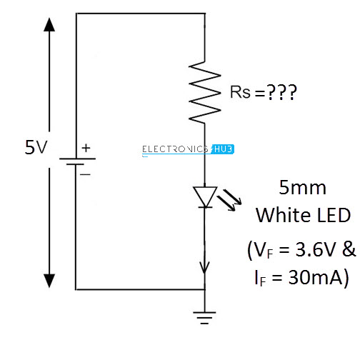 LED电阻计算器示例