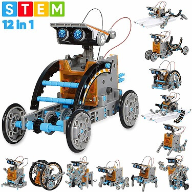 Sillbird STEM 12合一教育太阳能机器人儿童玩具