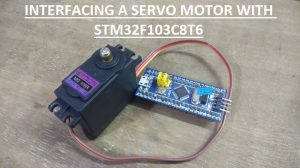 STM32F103C8T6特征图像控制伺服电机