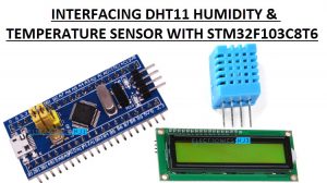 DHT11温湿度传感器与STM32F103C8T6特征图像的接口