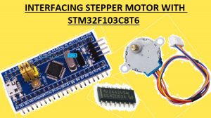 带STM32F103C8T6特色图像的接口步进电机