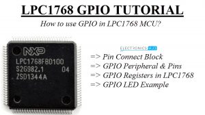 如何在LPC1768特征图像中编程GPIO