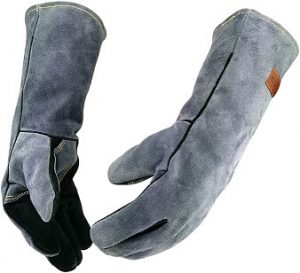 WZQH 16英寸皮革锻造焊接手套