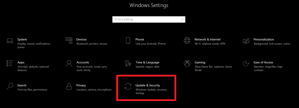 Windows设置更新安全性