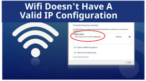 WiFi不具有有效的IP配置