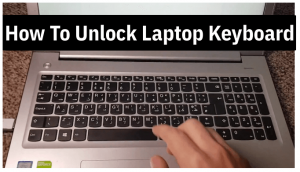 如何解锁笔记本电脑键盘