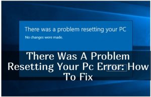 重置您的PC有问题