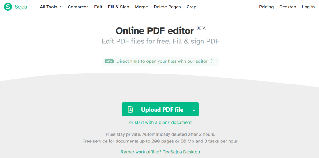 SEJDA PDF编辑器