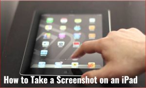 如何拍摄屏幕截图iPad