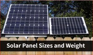 太阳能电池板尺寸和重量