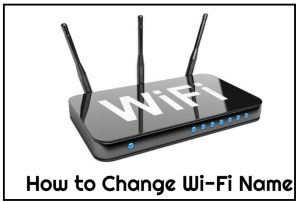 如何更改Wi-Fi名称