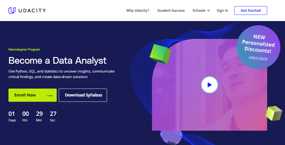 成为Udacity的数据分析师纳米学位课程
