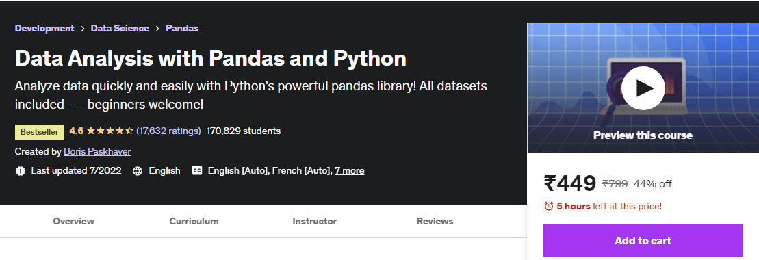 使用Pandas和Python进行数据分析