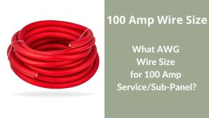 AWG什么线号为100安培ServiceSub-Panel